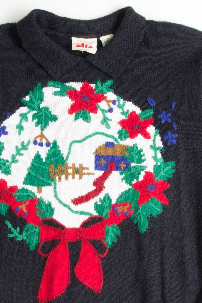 Black Ugly Christmas Pullover 50091