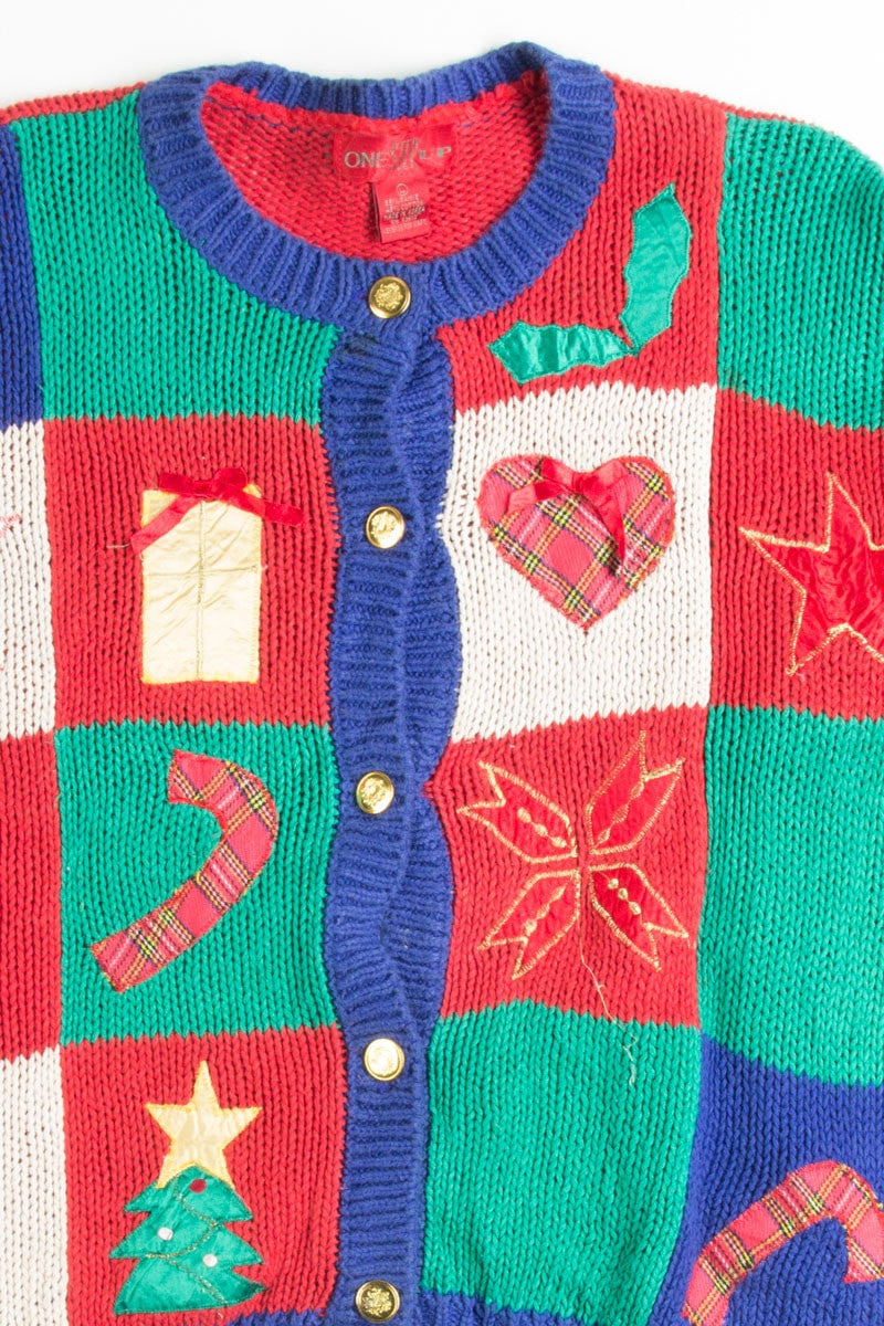 Multicolor Ugly Christmas Cardigan 50101
