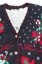 Black Ugly Christmas Cardigan 50142