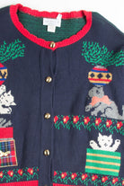 Blue Ugly Christmas Cardigan 50207