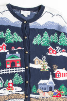 Blue Ugly Christmas Cardigan 50275