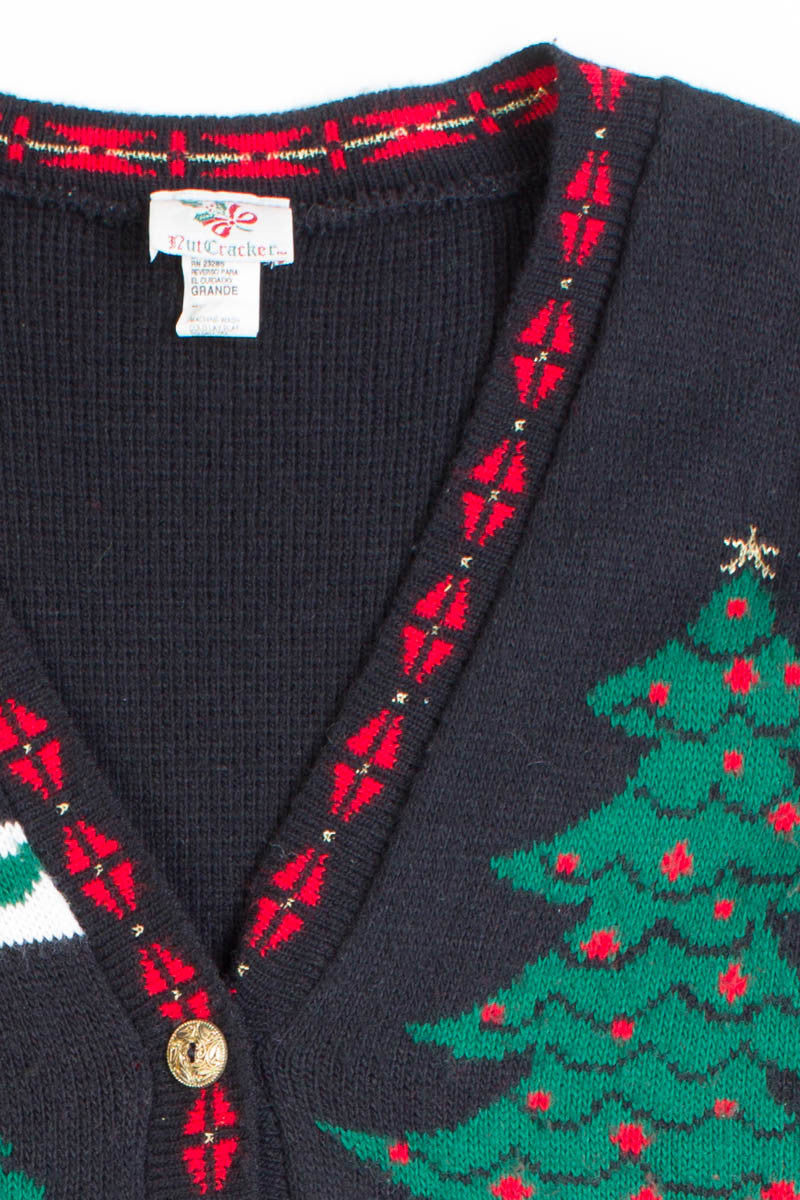 Black Ugly Christmas Cardigan 50298