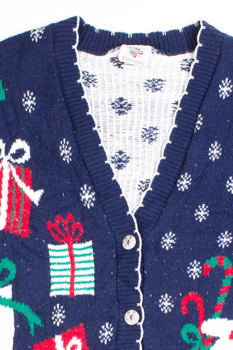 Blue Ugly Christmas Cardigan 50305