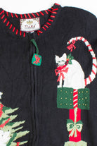 Black Ugly Christmas Cardigan 50454