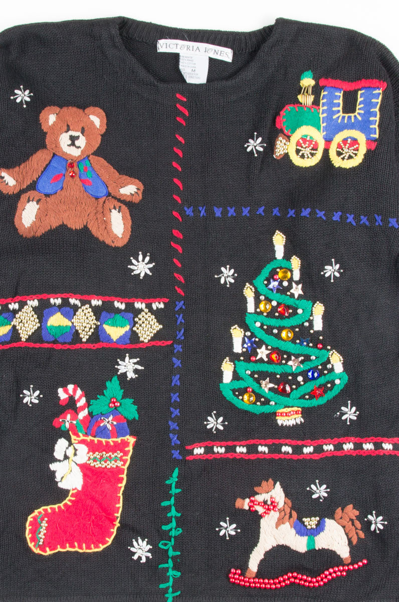 Black Ugly Christmas Pullover 50703
