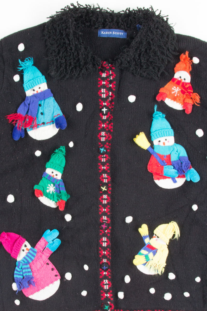 Black Ugly Christmas Cardigan 50722