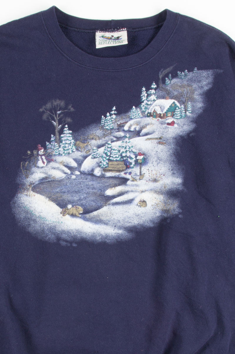 Blue Ugly Christmas Sweatshirt 50759