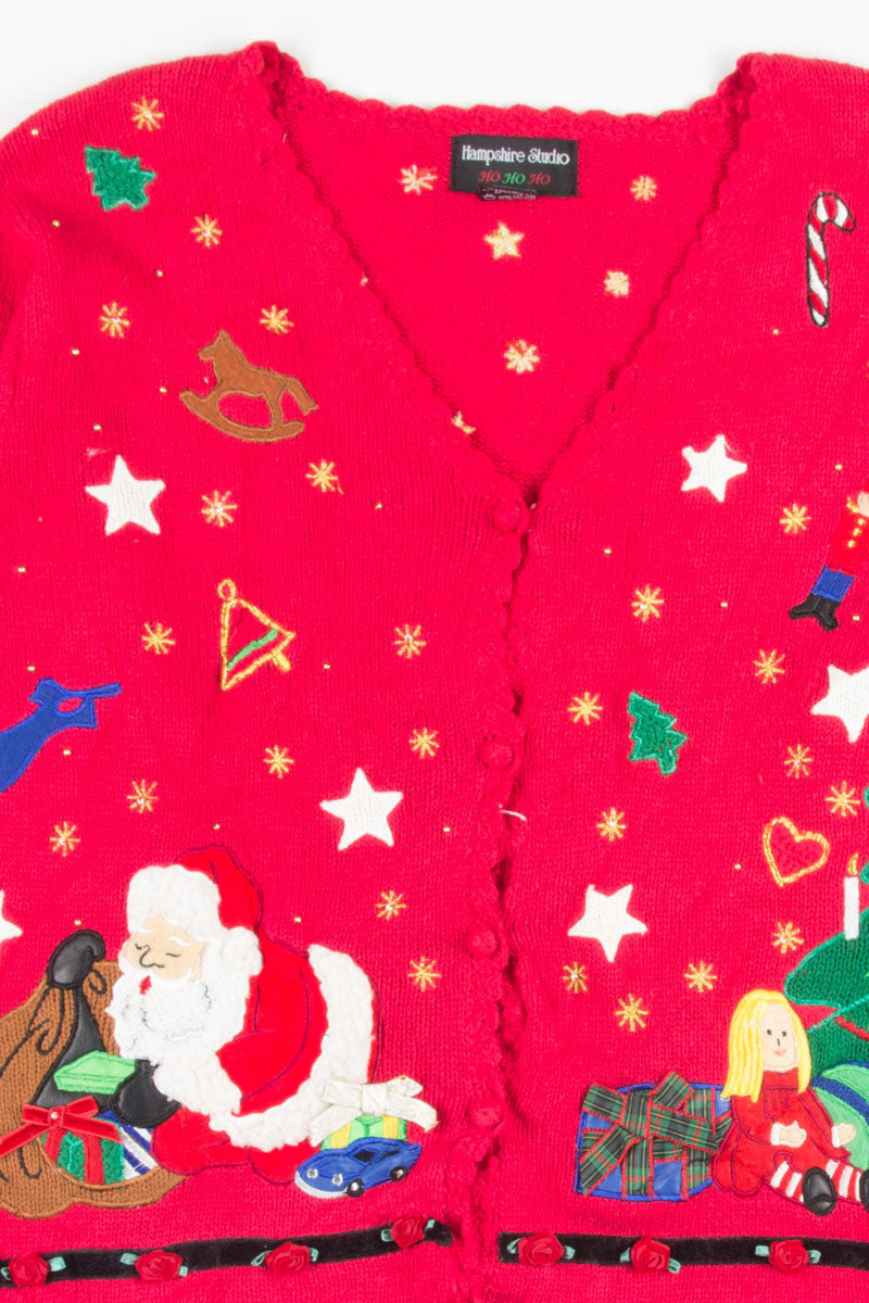 Red Ugly Christmas Cardigan 50762
