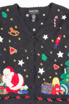 Black Ugly Christmas Cardigan 50785
