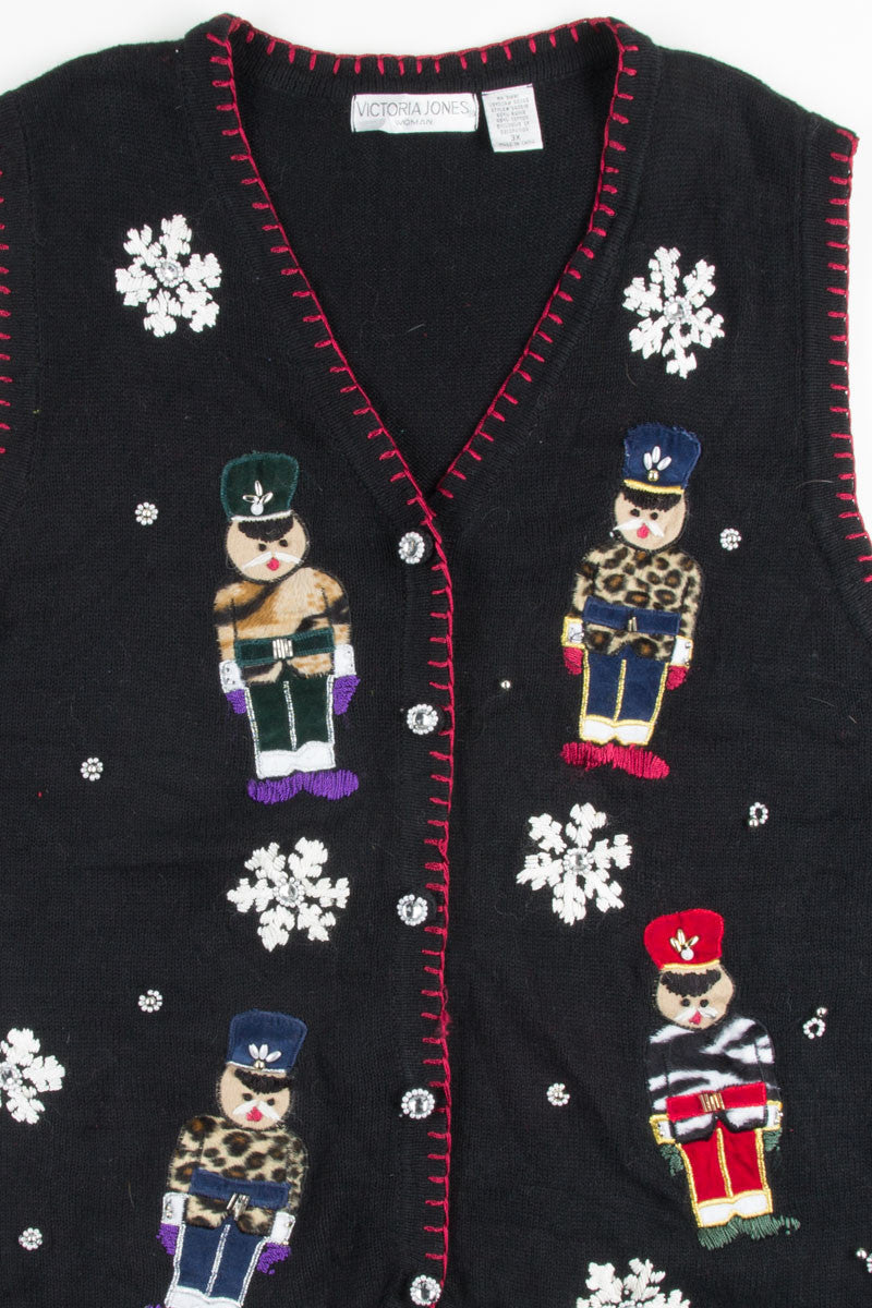 Black Ugly Christmas Vest 50822