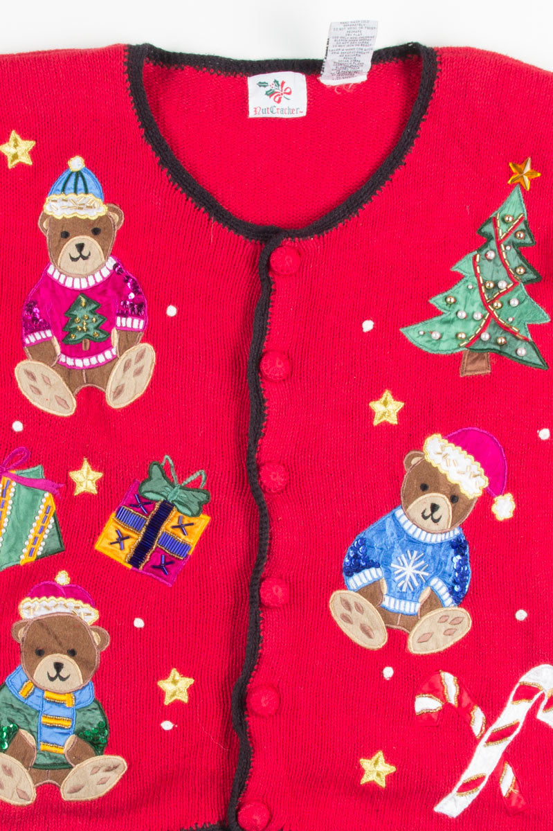 Red Ugly Christmas Cardigan 50823