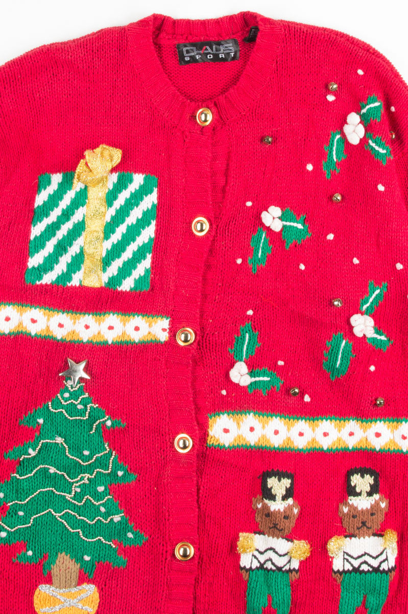 Red Ugly Christmas Cardigan 50838