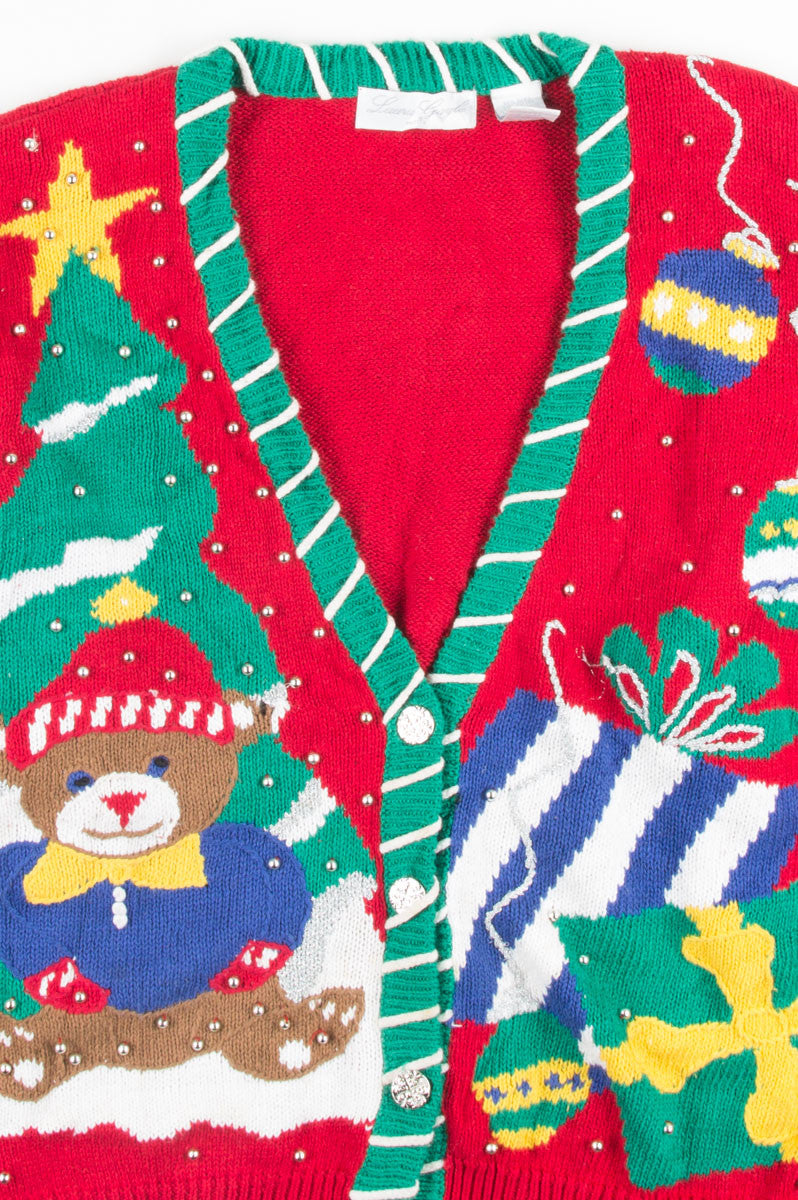 Red Ugly Christmas Cardigan 50851