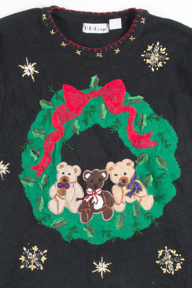 Black Ugly Christmas Pullover 50860