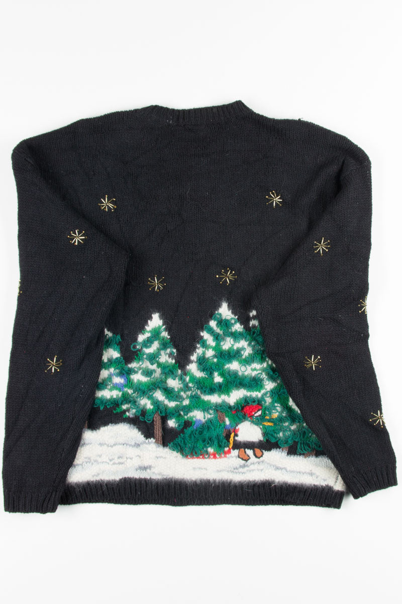 Black Ugly Christmas Pullover 50869