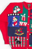 Red Ugly Christmas Cardigan 50877