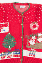 Red Ugly Christmas Cardigan 50971