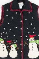 Black Ugly Christmas Vest 51222