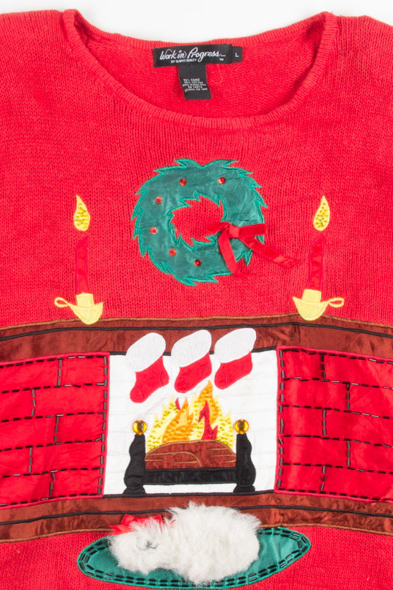 Red Ugly Christmas Pullover 51344