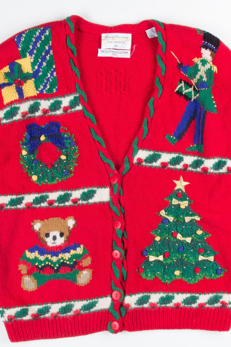 Red Ugly Christmas Cardigan 51415