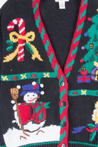 Black Ugly Christmas Cardigan 51437