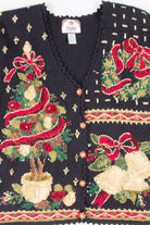 Black Ugly Christmas Cardigan 51471