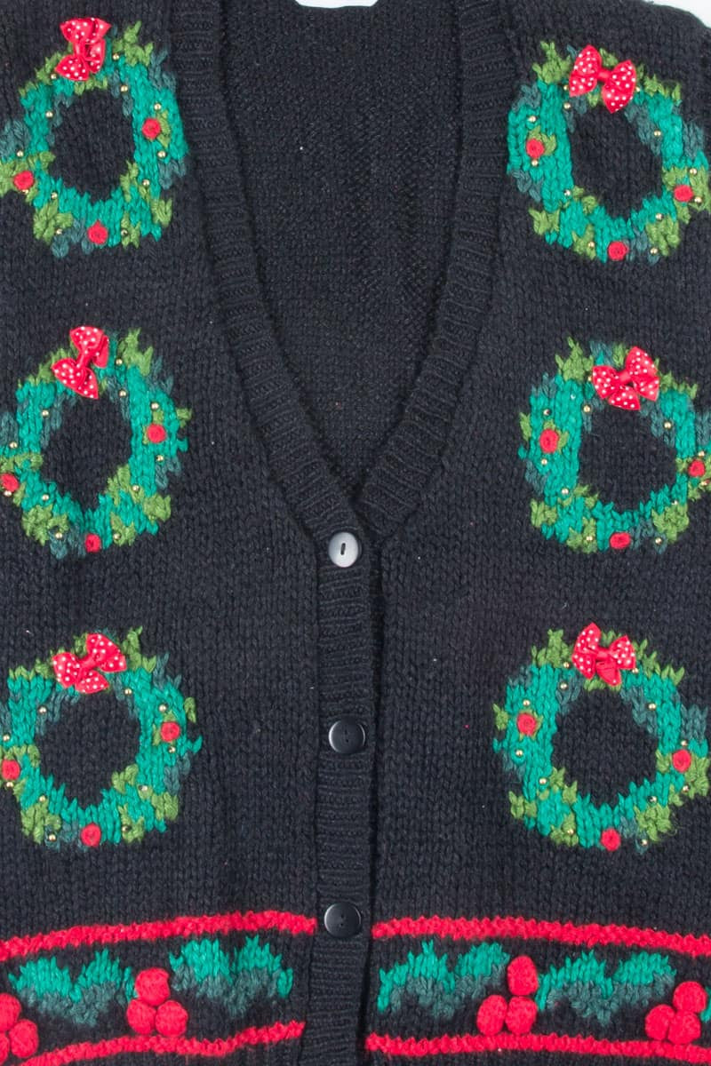 Black Ugly Christmas Vest 51489