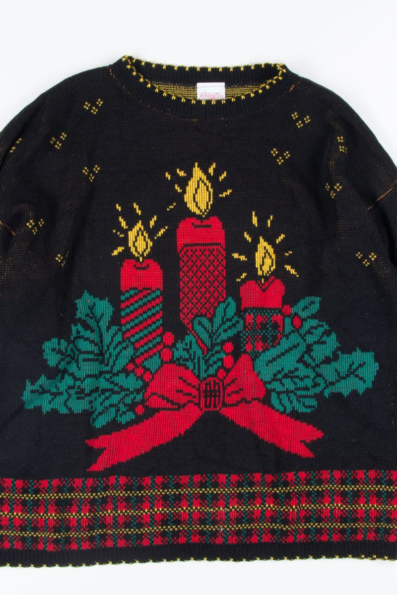 Black Ugly Christmas Pullover 51541