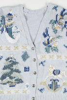 Blue Ugly Christmas Cardigan 51668
