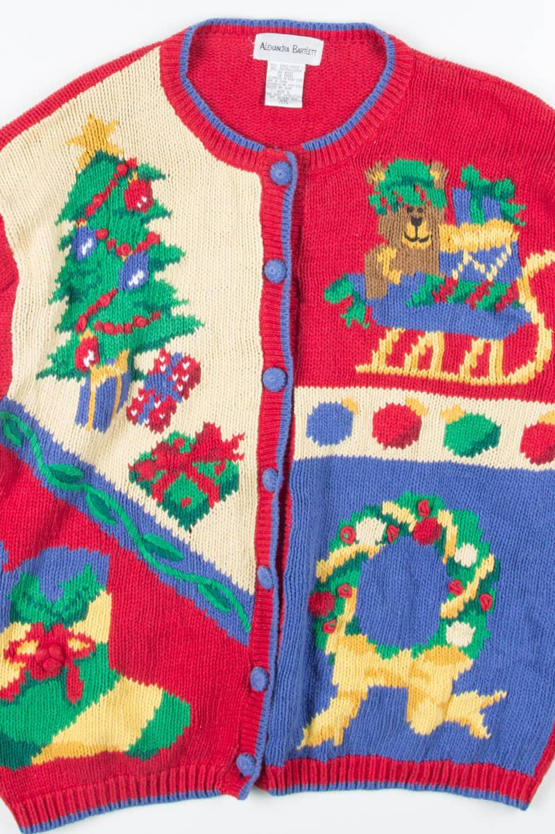 Red Ugly Christmas Cardigan 51693