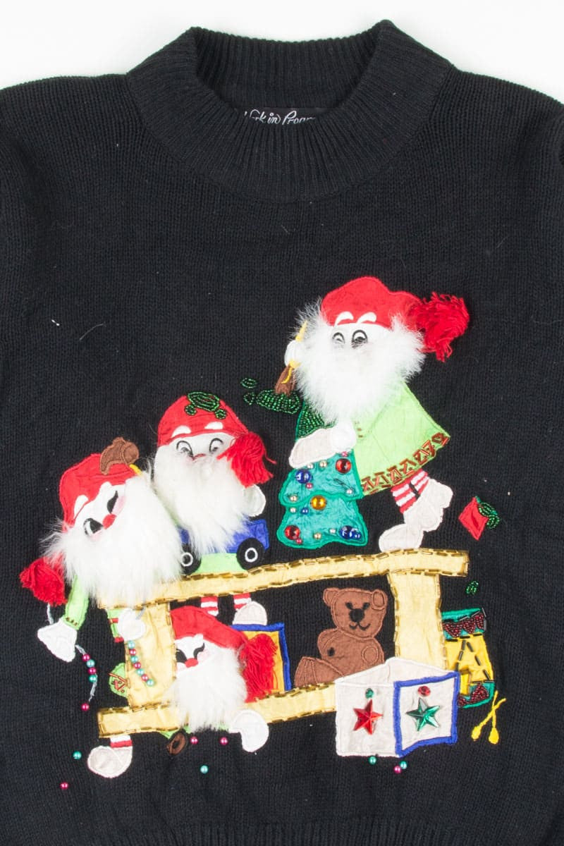 Black Ugly Christmas Pullover 51785