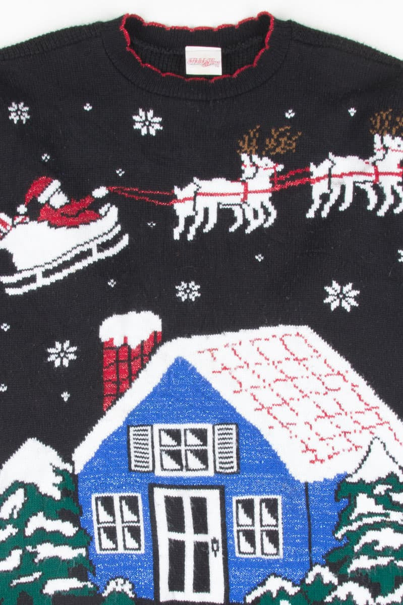 Black Ugly Christmas Pullover 51786