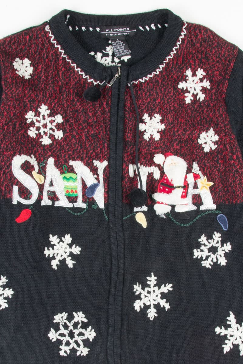 Black Ugly Christmas Cardigan 51884
