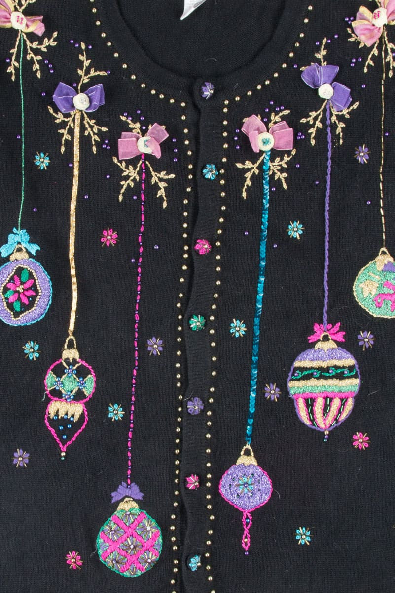 Black Ugly Christmas Cardigan 51964