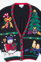 Black Ugly Christmas Cardigan 52027