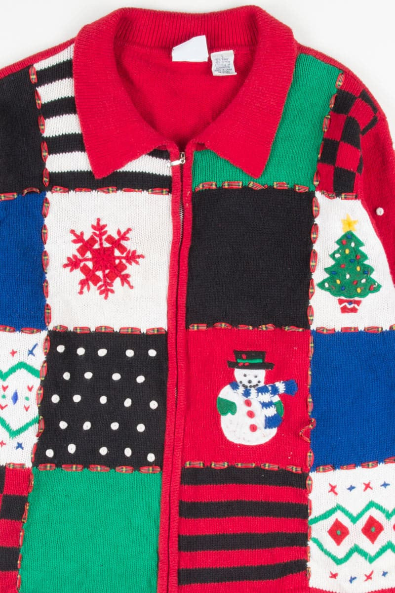 Red Ugly Christmas Cardigan 52066