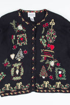 Black Ugly Christmas Cardigan 52110