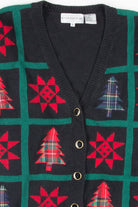 Black Ugly Christmas Cardigan 52133