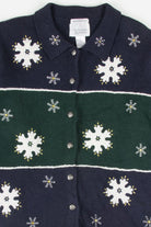 Black Ugly Christmas Cardigan 52137