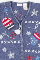 Blue Ugly Christmas Vest 52138