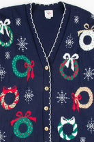 Blue Ugly Christmas Cardigan 52151