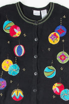 Black Ugly Christmas Cardigan 52153