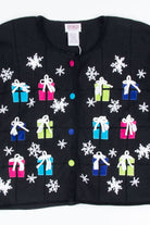 Black Ugly Christmas Cardigan 52211