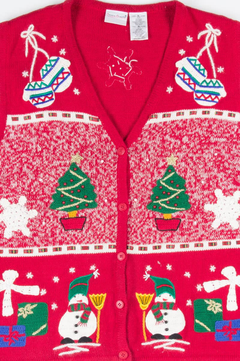 Red Ugly Christmas Vest 52260
