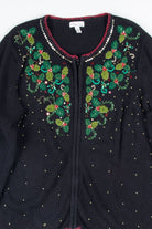 Black Ugly Christmas Cardigan 52277