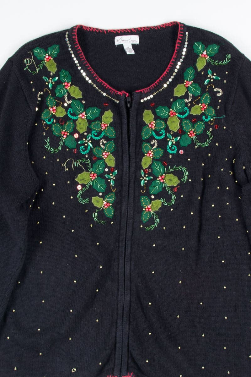Black Ugly Christmas Cardigan 52277