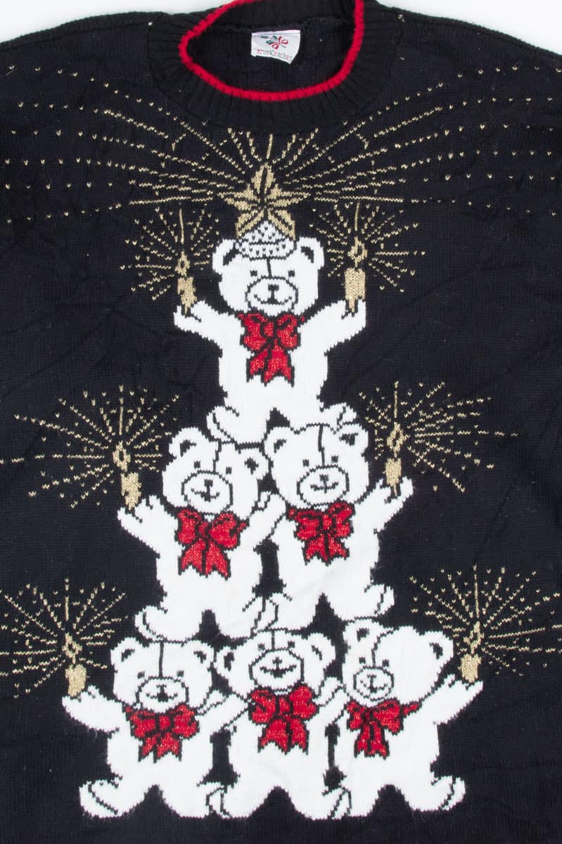 Black Ugly Christmas Pullover 52326