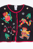 Black Ugly Christmas Cardigan 52472