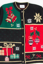 Black Ugly Christmas Cardigan 52635