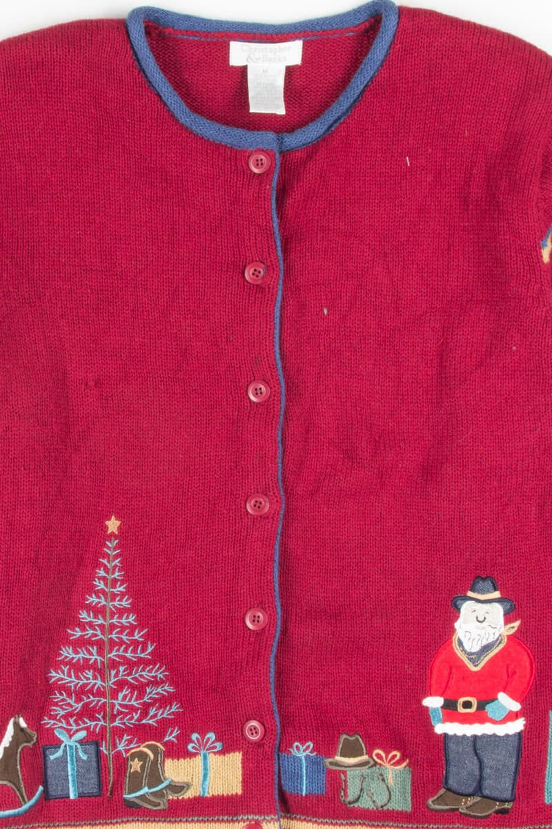 Red Ugly Christmas Cardigan 52648